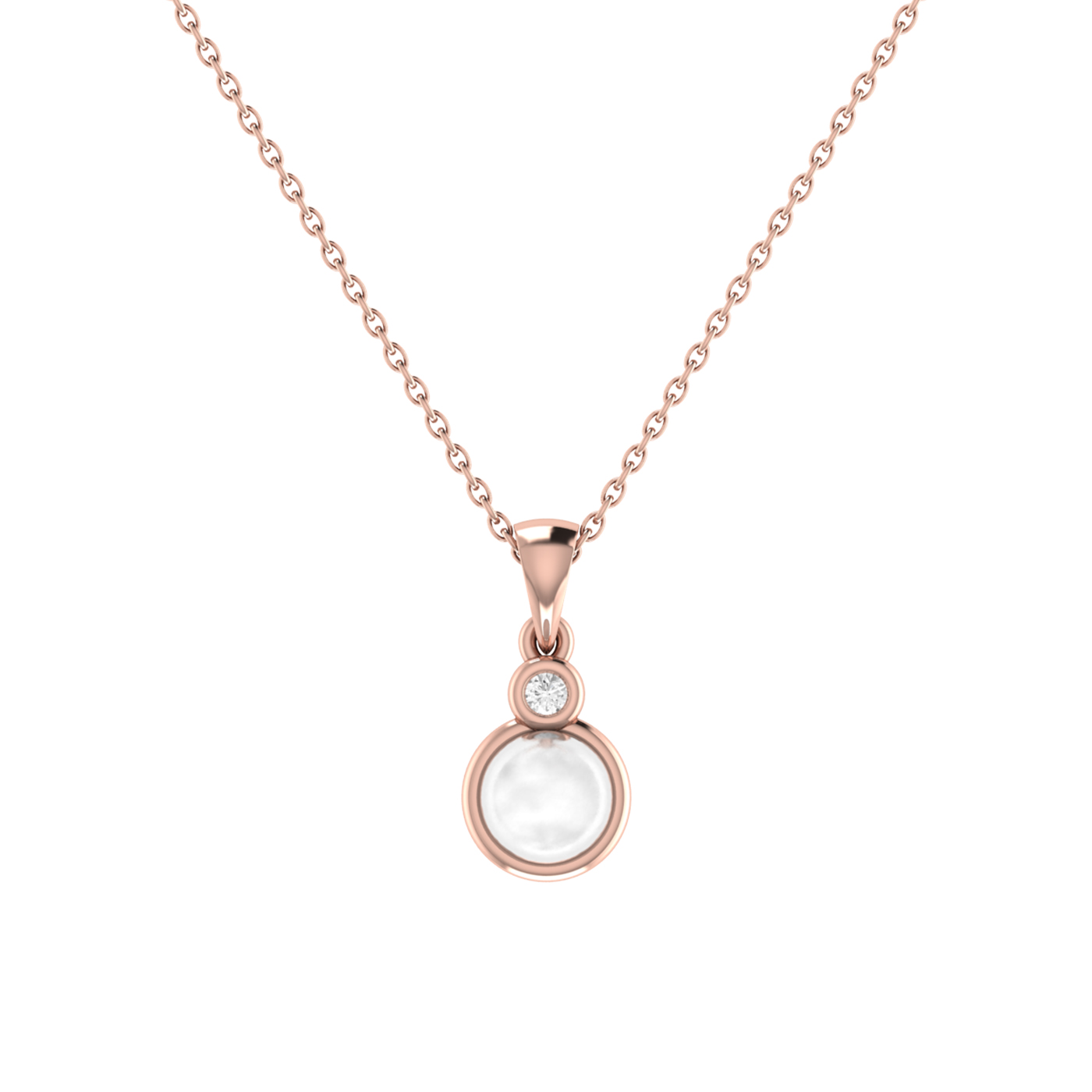 Elara Pearl Pendant Chain
